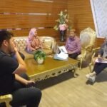 Owner Pulo cinta Jòshua melakukan koordinasi bersama Sekretaris Daerah Boalemo, Sherman Moridu terkait pengelolaan pulau Molipunggulo dan pulau Lipodo  di desa Bajo