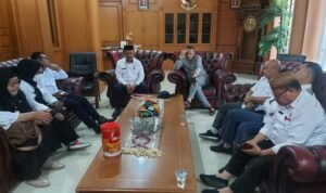 Pemerintah Kabupaten (Pemkab) Boalemo menggelar rapat persiapan penyambutan kunjungan menteri Pemuda dan Olahraga Republik Indonesia (Menpora RI) Zainudin Amali di Kabupaten Boalemo