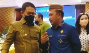 Sekretaris Daerah (Sekda) Kabupaten Boalemo, Dr.Sherman Moridu, menghadiri Promosi dan pertukaran ekonomi yang berlangsung di ballroom Kantor BI perwakilan Provinsi Gorontalo