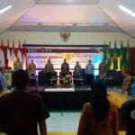 Bertempat di Pengadilan Negeri Limboto, Sekretaris Daerah (Sekda) Kabupaten Gorontalo Utara Suleman Lakoro mengikuti sosialisasi Elektronik Berkas Pidana Terpadu (e-Berpadu)