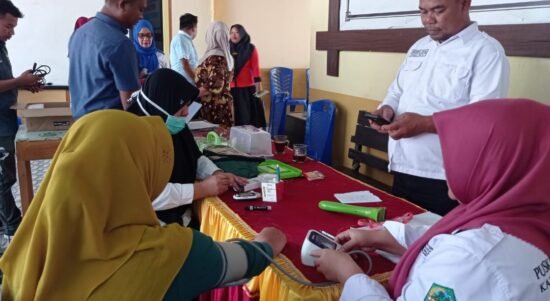 Puskesmas Berlian gencar menggelar Posbindu PTM.