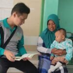 Puskesmas Berlian melakukan Konseling Pemberian Makanan Bayi dan Anak((PMBA) di Posyandu Desa Mutiara