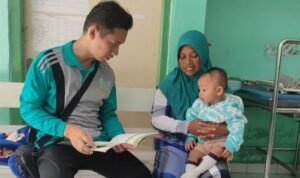 Puskesmas Berlian melakukan Konseling Pemberian Makanan Bayi dan Anak((PMBA) di Posyandu Desa Mutiara