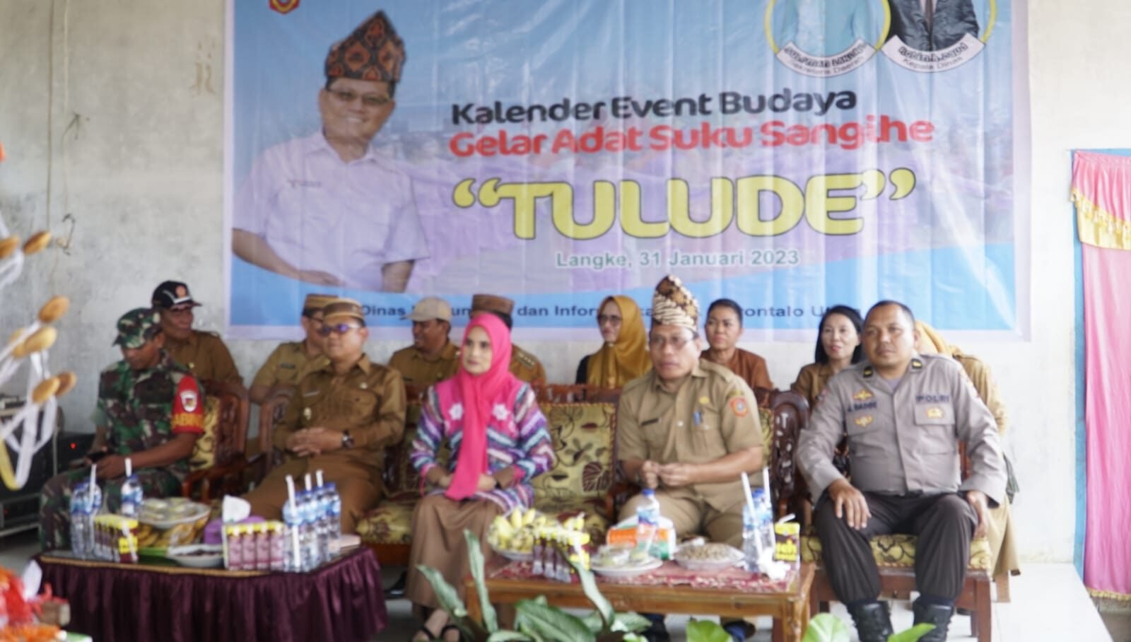 Perayaan Tulude, di Desa Langke, Gorontalo Utara