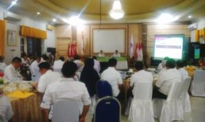 Pemrov Gorontalo saat rapat pelaksanaan program tahun 2023