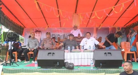 PenjabuP Boalemo saat menghadiri Open Turnamen Bendugan Cup