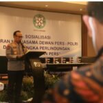 Polri bersama Dewan Pers menggelar sosialisasi peran kerjasama dalam rangka perlindungan kemerdekaan pers