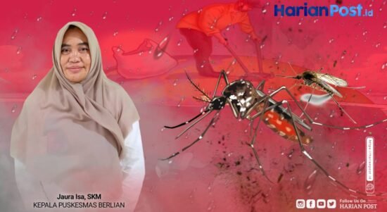 Kepala Puskesmas Berlian, Jaura Isa, SKM