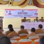 Penjabat Bupati Boalemo, Hendriwan saat memberikan sambutan pembukaan uji kompetensi pejabat di lingkungan Pemkab Boalemo