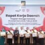 Penjabat Bupati Boalemo Dr. Hendriwan menghadiri rapat kerja Daerah program bangga kencana tingkat Provinsi Gorontalo yang diselenggarakan BKKBN Perwakilan Provinsi