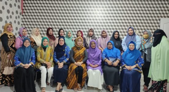 DWP Satpol-PP Provinsi Gorontalo saat menggelar rapat kerja perdana