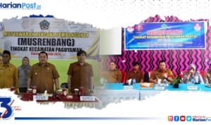 Penjabup Boalemo Hendriwan saat menghadiri musrenbang tingkat kecamatan