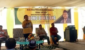 Ariono Duklang Gelar Reses di Pemukiman warga Komunitas, Desa Palopo, Marisa