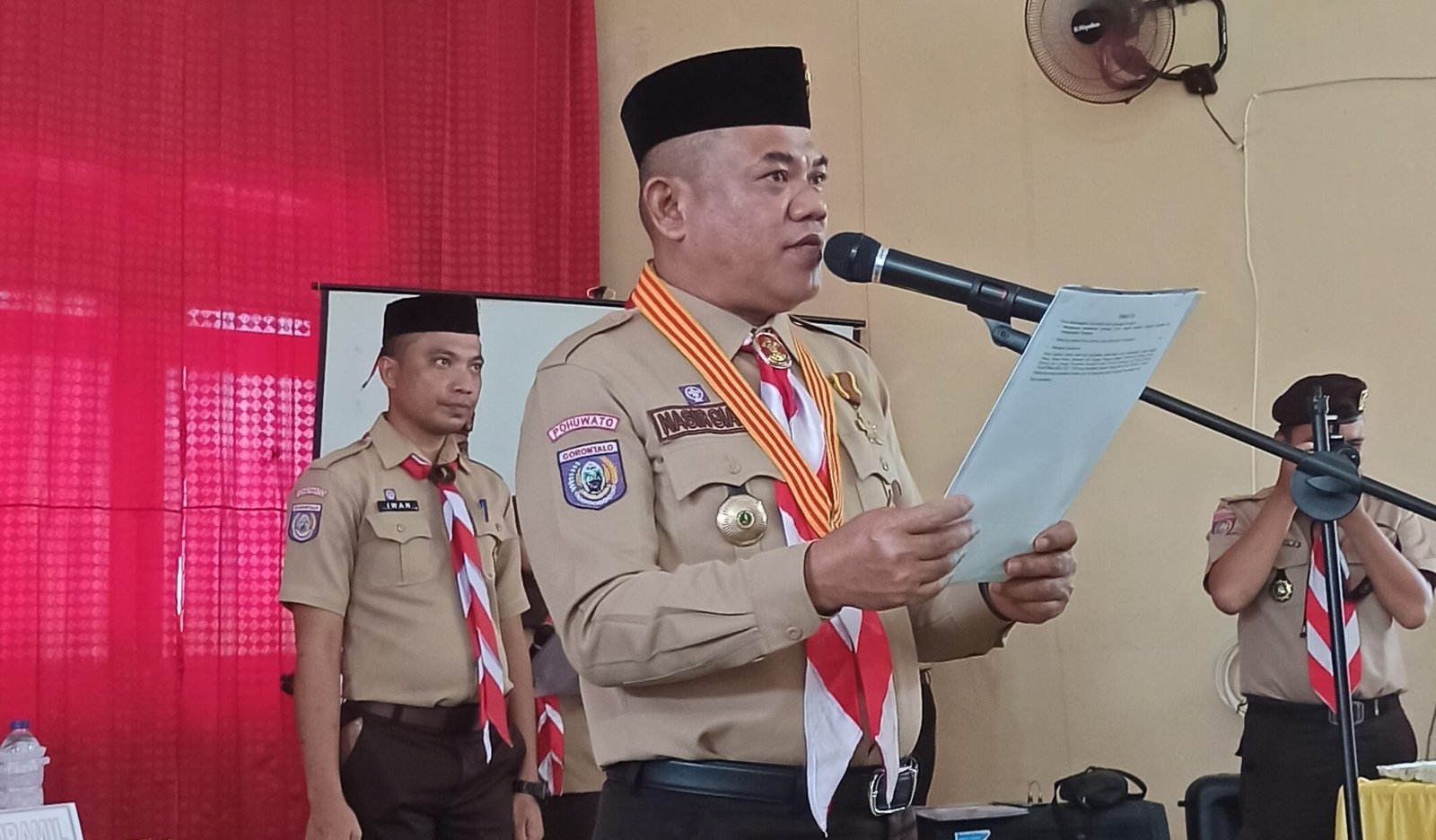 Ketua Kwartir Cabang Pramuka Pohuwato Nasir Giasi