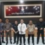 Penjagub Hamka Hendra Noer saat melakukan kunjungan ke KPU Provinsi Gorontalo