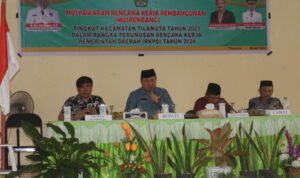 Penjabup Boalemo Hendriwan saat menghadiri Musrenbang tingkat kecamatan Tilamuta