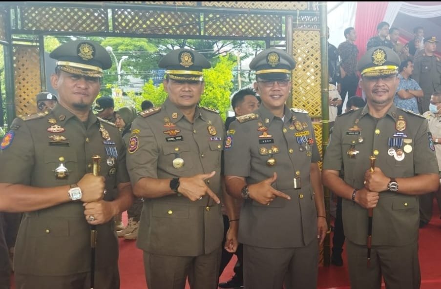 Kasat Pol PP Provinsi Gorontalo Masran Rauf Mengikuti Rakor Satlinmas Tingkat Nasional