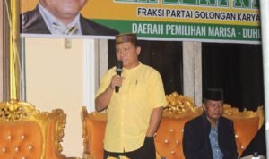 H. Beni Nento menggelar reses di kediamannya di Desa Teratai, Kecamatan Marisa