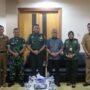 Wakil Ketua DPRD Provinsi Gorontalo, Sofyan Puhi didampingi Sekretaris DPRD Sudarman Samad menerima kunjungan Tim Aju Pejabat Lemhanas RI, Brigjen TNI M Rohadi dan Kolonel Coba (K) Silvi Mirna