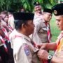 Nasir Giasi melantik pengurus Kwaran Marisa dan Kwaran Buntulia, serta LPK Pramuka Pohuwato
