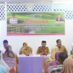 Sekda Boalemo, Sherman Moridu, saat membuka sosialisasi pembinaan penyaluran Gas LPG tingkat Kabupaten Boalemo
