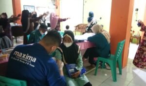 Pemeriksaan laboratorium dari Maxima untuk peserta Prolanis Puskesmas Berlian