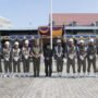 Kasat Pol PP Provinsi Gorontalo, Masran Rauf bersama Pejabat Sekretaris Daerah Provinsi Gorontalo, Syukri Botutihe