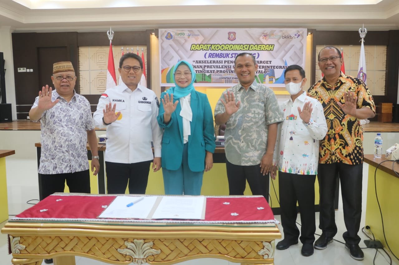Ketua Komisi IV DPRD Provinsi Gorontalo, saat menghadiri Rapat Koordinasi Daerah Rembuk Stunting Provinsi Gorontalo