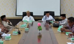 Rapat persiapan Tonggeyamo, amaliah ramadan (Buka Puasa dan Safari Ramadan, Nuzul Qur'an, Penetapan Zakat Fiitrah dan petugas sholat Idul Fitri Kab. Pohuwato tahun 1444 H/2023 M