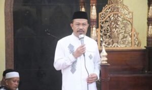 Sekda Boalemo saat menghadiri malam Nuzulul Qur'an tingkat Kabupaten Boalemo