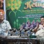 Bupati Gorontalo Utara Thariq Modanggu saat menghadiri halal bihalal di Desa Bulontio