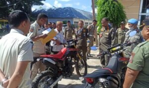 Pengecekan Motor Dinas Satpol PP