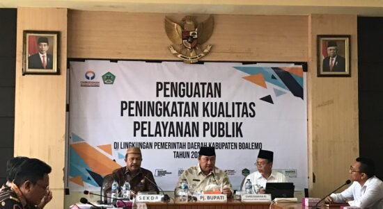 Pemkab Boalemo Gelar Penguatan Peningkatan Kualitas Pelayanan Publik