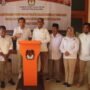 Ketua DPC Partai Gerindra bersama bakal caleg