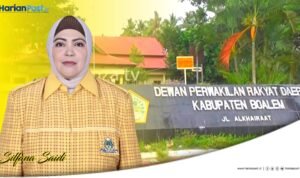 Silfana Saidi bacaleg Partai Golkar Boalemo