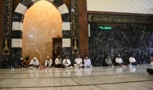 Sholat Shubuh Berjamaah di Masjid Baiturrahman Desa Modelomo oleh Pemkab Boalemo