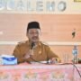Panjabup Boalemo Sherman Moridu saat melakukan evaluasi capaian program OPD di lingkungan Pemkab Boalemo
