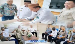 Penjabup Boalemo Sherman Moridu, didampingi Pj. Sekda Boalemo, Supandra Nur dan Ketua DPRD Boalemo Karyawan Eka Putra Noho saat melakukan kunjungan ke BPJN Provinsi Gorontalo