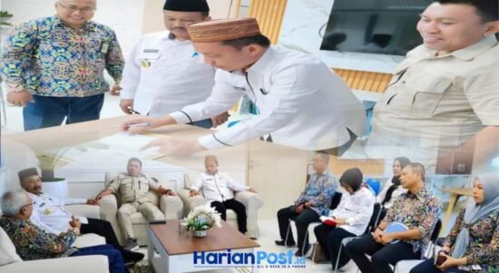 Penjabup Boalemo Sherman Moridu, didampingi Pj. Sekda Boalemo, Supandra Nur dan Ketua DPRD Boalemo Karyawan Eka Putra Noho saat melakukan kunjungan ke BPJN Provinsi Gorontalo