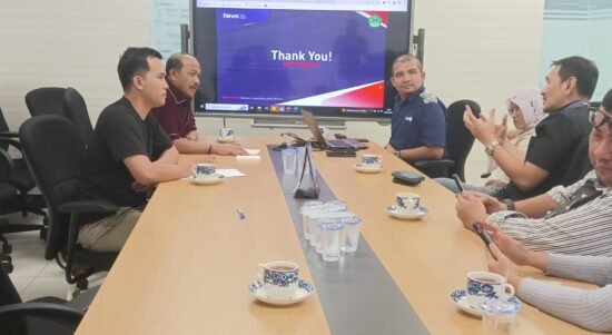 Sherman Moridu saat audiensi bersama pimpinan redaksi MNC Media Group