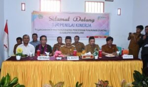 Pemkab Boalemo saat menerima kunjungan Tim Penilai Aksi Konvergensi Percepatan Penurunan Stunting