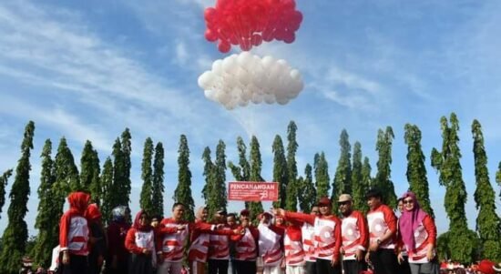 Pencanangan HUT RI ke 78 Tingkat Kabupaten Boalemo