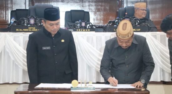 Rapat Paripurna LKPJ Pemprov Gorontalo di gedung DPRD Provinsi Gorontalo