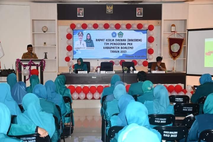 Rapat Kerja Daerah Tim Penggerak PKK Kabupaten Boalemo