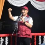 PJ Bupati Boalemo Sherman Moridu saat membuka Turnamen Sepak Takraw