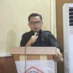 PJ sekda Boalemo Supandra Nur saat membuka Musyawarah Ikatan Pencak Silat Indonesia Kabupaten Boalemo