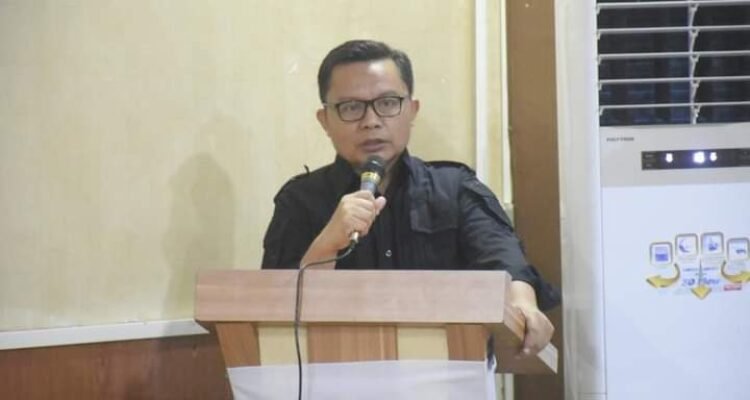 PJ sekda Boalemo Supandra Nur saat membuka Musyawarah Ikatan Pencak Silat Indonesia Kabupaten Boalemo