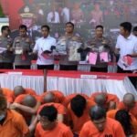 Polres Metro Jakarta Barat meringkus 37 tersangka kasus pencurian kendaraan bermotor