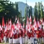 Pencanangan 10 juta bendera merah putih di lingkungan Pemkab Boalemo