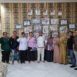 Bupati Gorontalo Utara Thariq Modanggu saat menerima kunjungan BPD Se-Gorontalo Utara